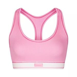 NWT SET Skims Cotton Ribbed Racerback Bralette & Boxers